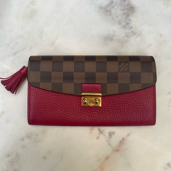 SOLD Louis Vuitton Damier Ebene Croisette Wallet - Picture 4 of 15